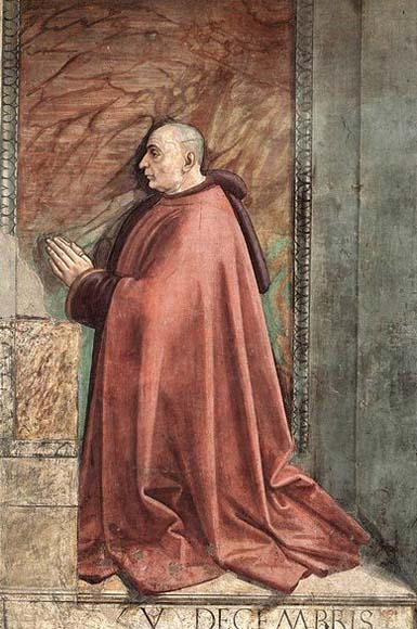 GHIRLANDAIO, Domenico Portrait of the Donor Francesco Sassetti
